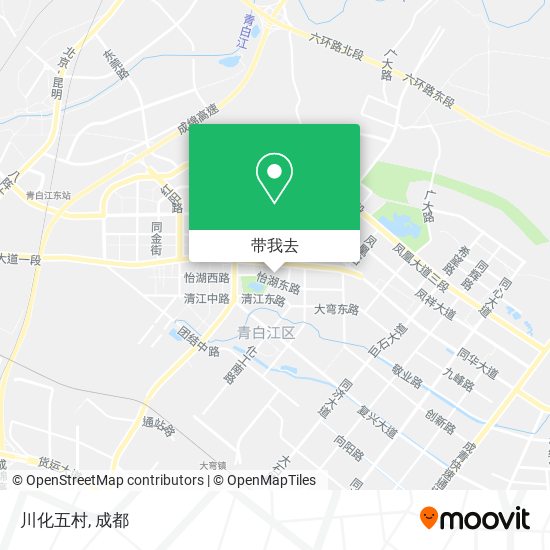 川化五村地图