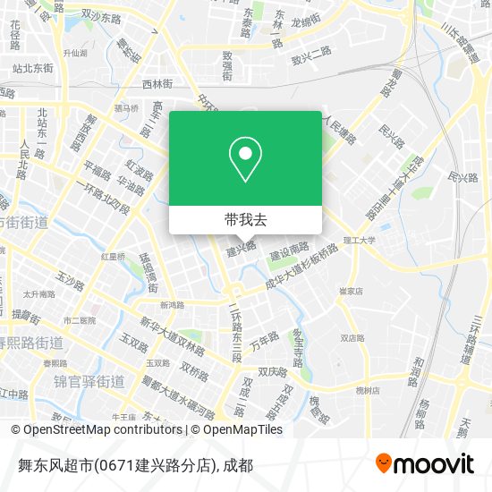舞东风超市(0671建兴路分店)地图