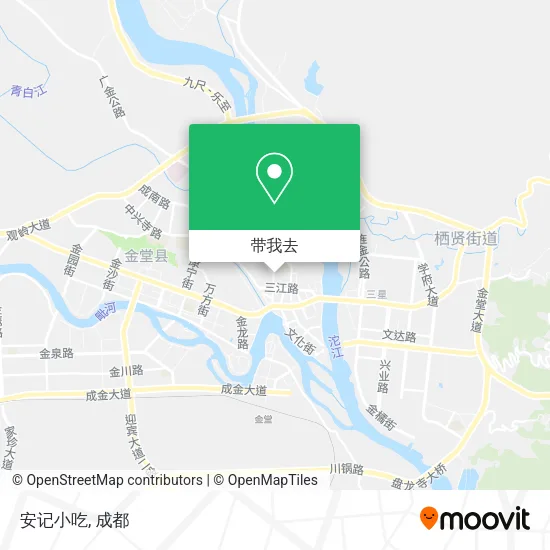 安记小吃地图