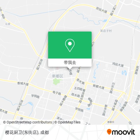 樱花厨卫(东街店)地图