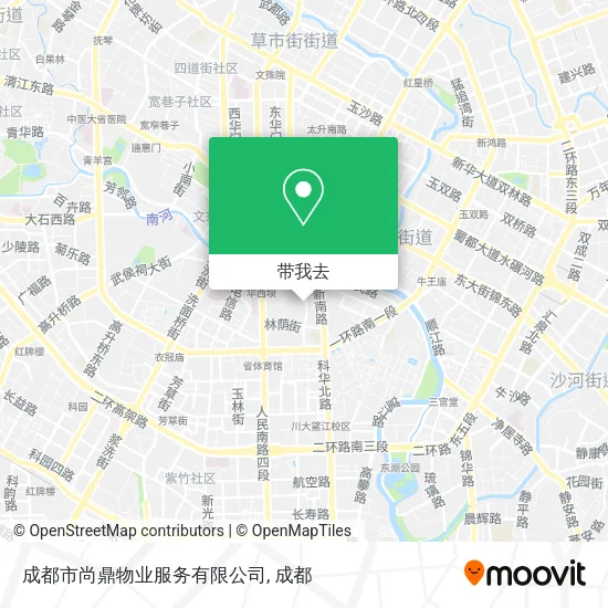 成都市尚鼎物业服务有限公司地图