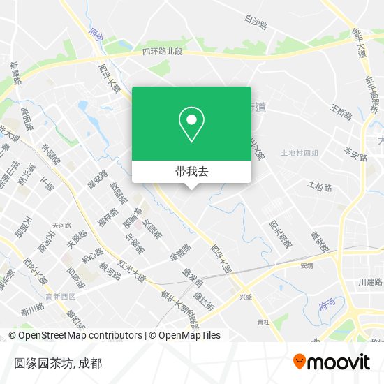 圆缘园茶坊地图
