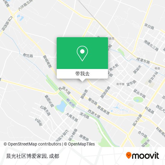 晨光社区博爱家园地图