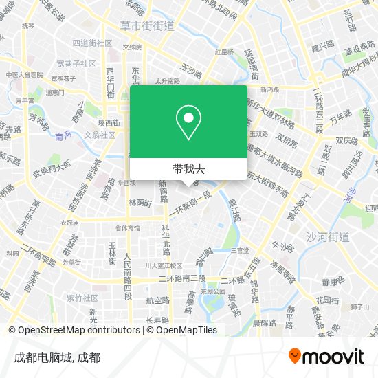 成都电脑城地图