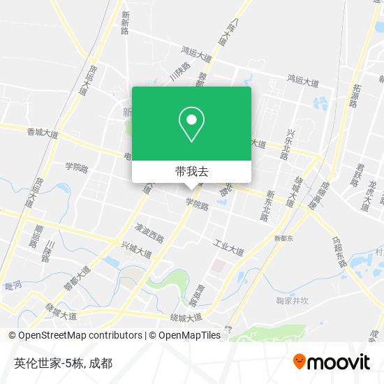 英伦世家-5栋地图