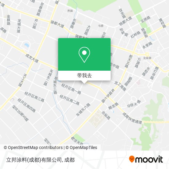 立邦涂料(成都)有限公司地图
