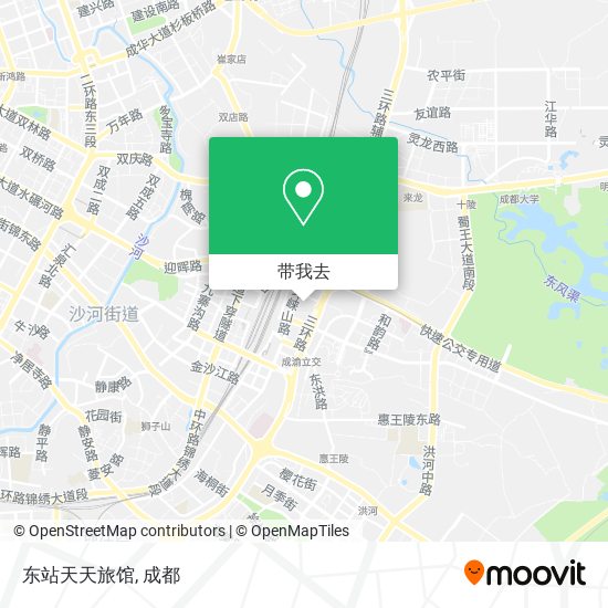 东站天天旅馆地图