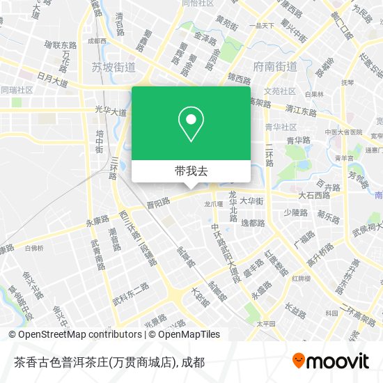 茶香古色普洱茶庄(万贯商城店)地图