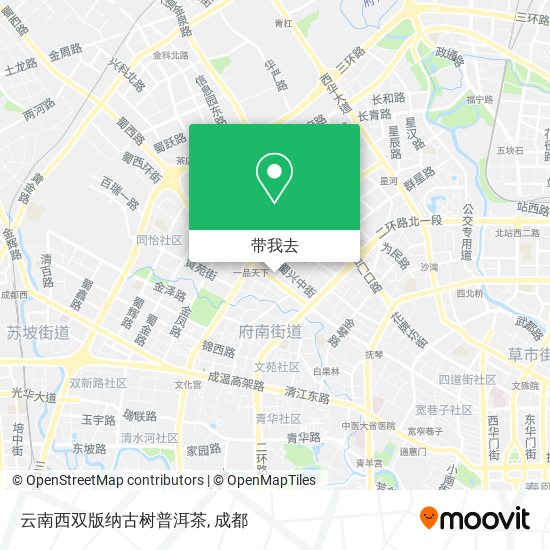 云南西双版纳古树普洱茶地图