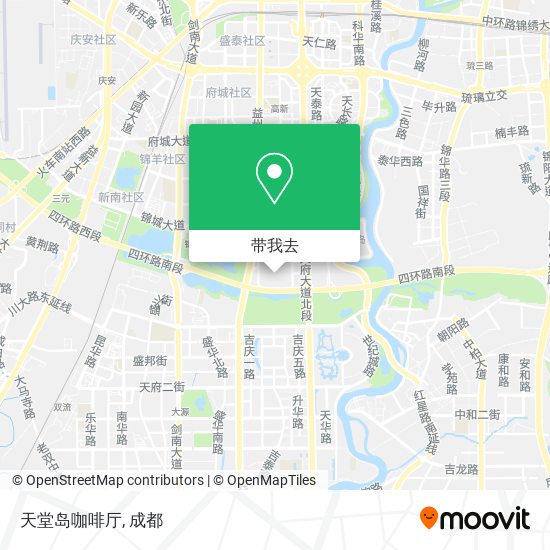 天堂岛咖啡厅地图