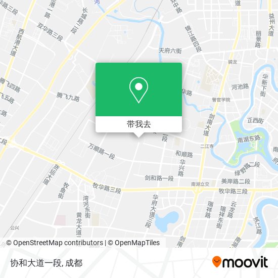 协和大道一段地图