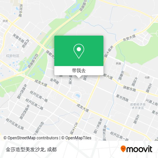 金莎造型美发沙龙地图