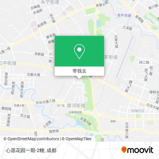 心愿花园一期-2幢地图