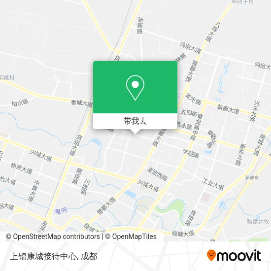 上锦康城接待中心地图