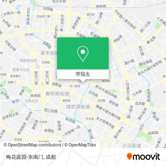 梅花庭园-东南门地图