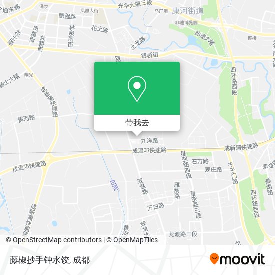 藤椒抄手钟水饺地图