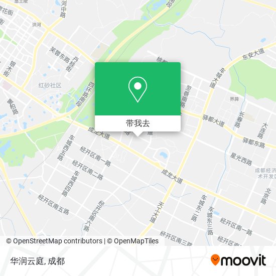 华润云庭地图