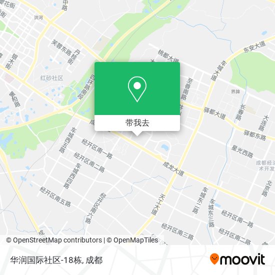 华润国际社区-18栋地图