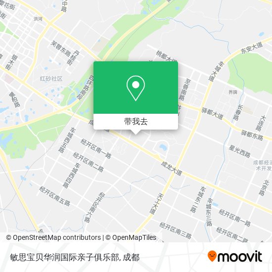敏思宝贝华润国际亲子俱乐部地图