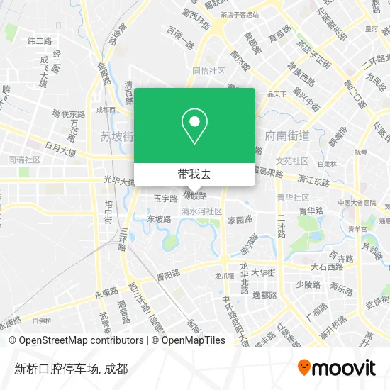 新桥口腔停车场地图