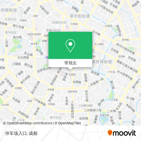 停车场入口地图