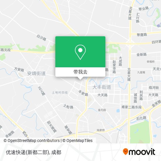 优速快递(新都二部)地图