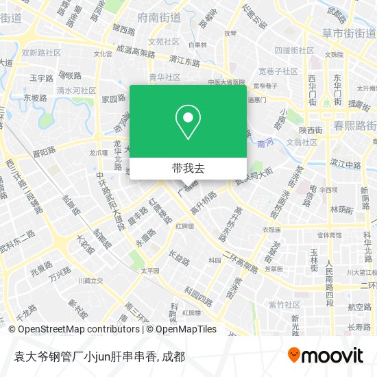 袁大爷钢管厂小jun肝串串香地图