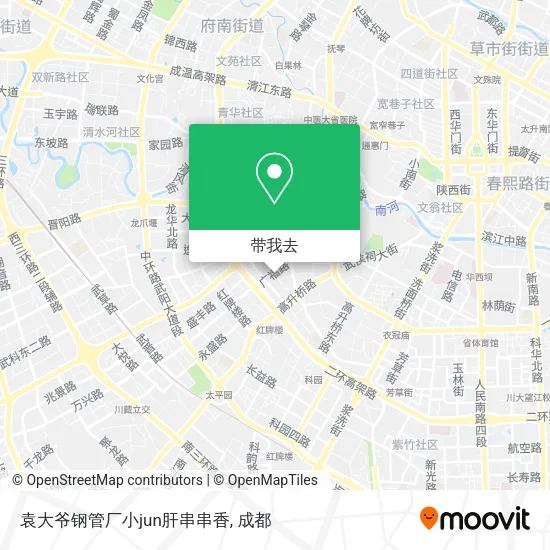 袁大爷钢管厂小jun肝串串香地图