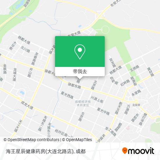 海王星辰健康药房(大连北路店)地图