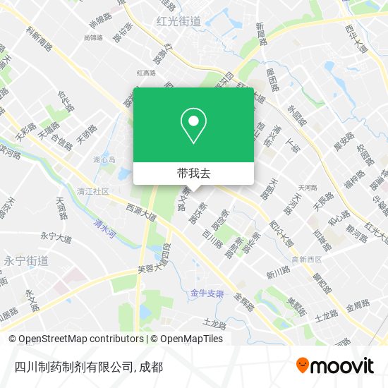 四川制药制剂有限公司地图
