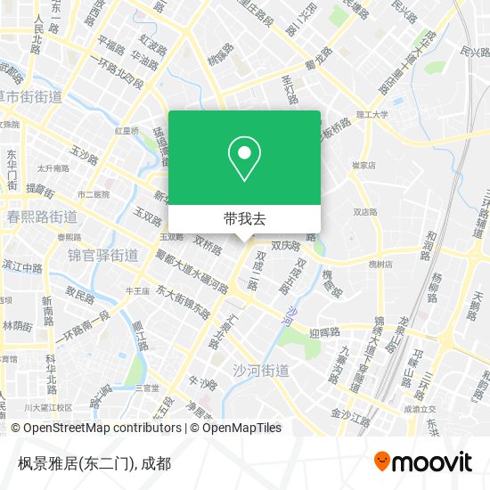 枫景雅居(东二门)地图