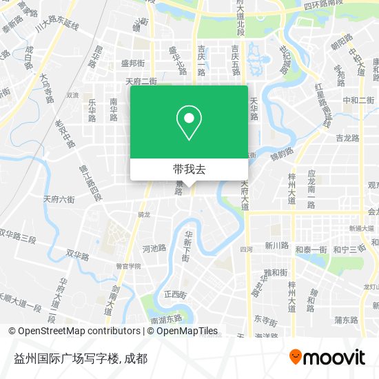 益州国际广场写字楼地图