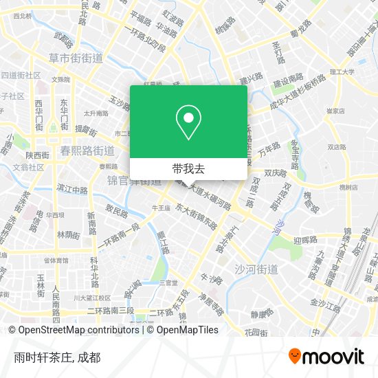 雨时轩茶庄地图