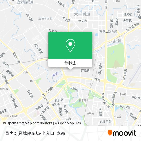 量力灯具城停车场-出入口地图