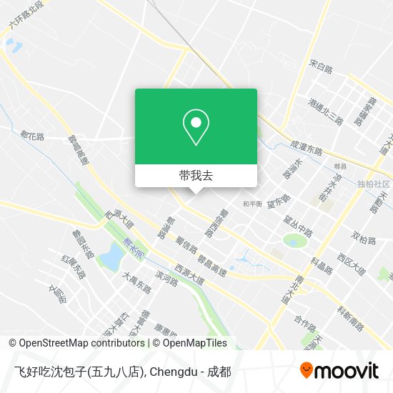 飞好吃沈包子(五九八店)地图