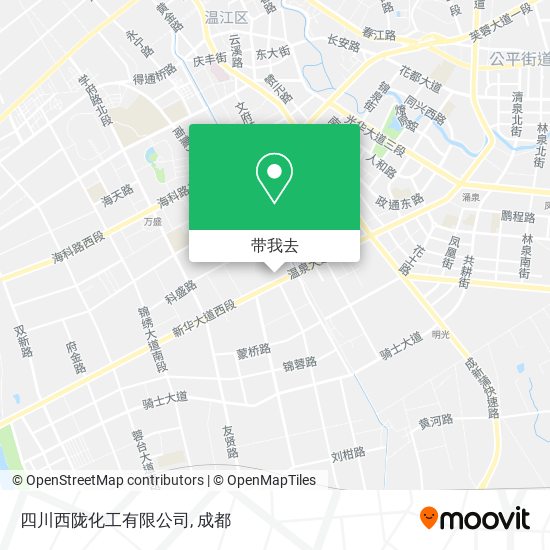 四川西陇化工有限公司地图