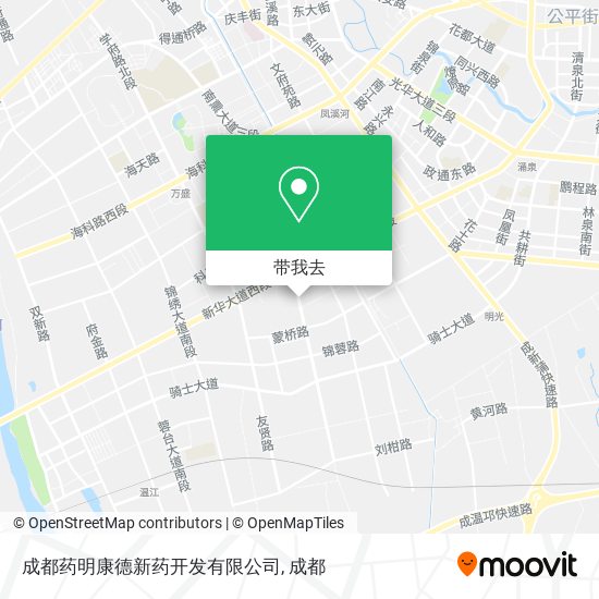 成都药明康德新药开发有限公司地图
