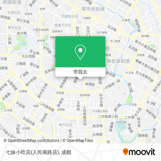 七妹小吃店(人民南路店)地图
