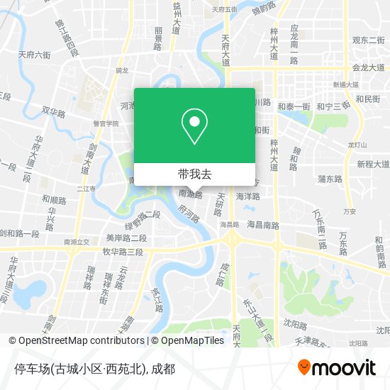 停车场(古城小区·西苑北)地图