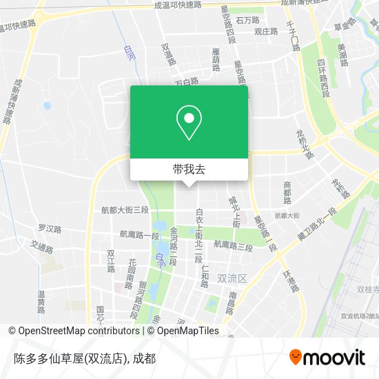 陈多多仙草屋(双流店)地图