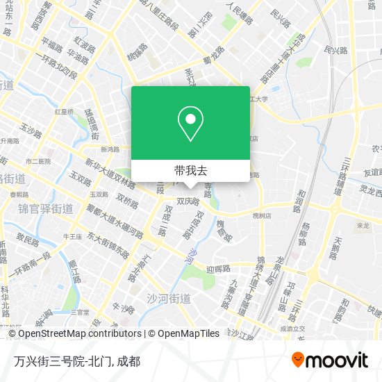 万兴街三号院-北门地图