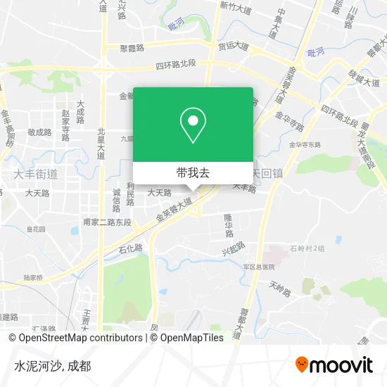 水泥河沙地图