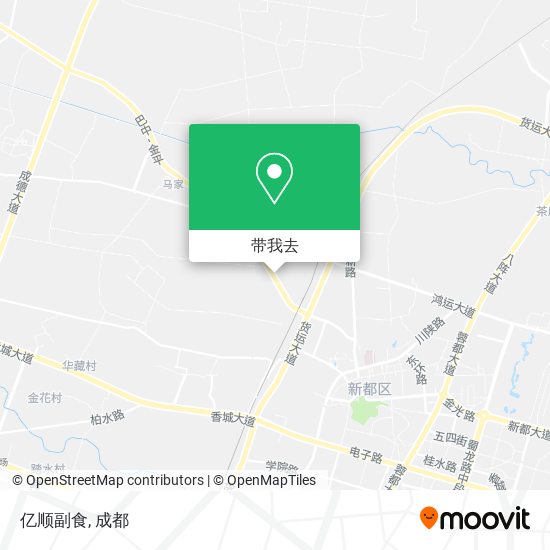 亿顺副食地图