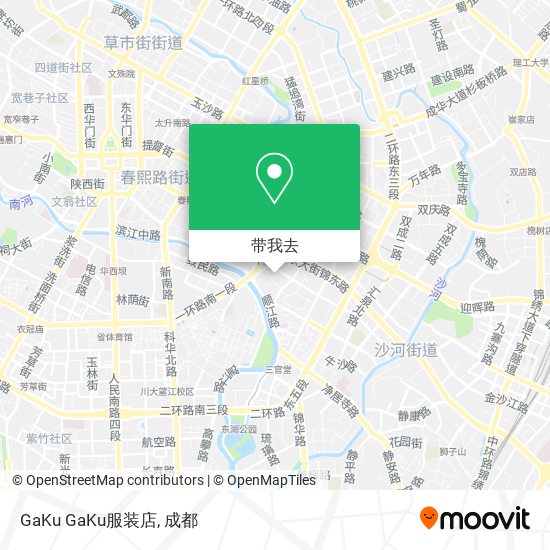 GaKu GaKu服装店地图