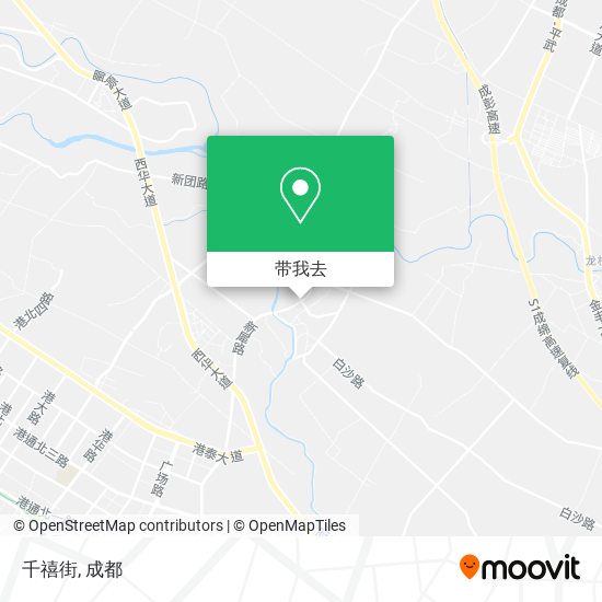 千禧街地图