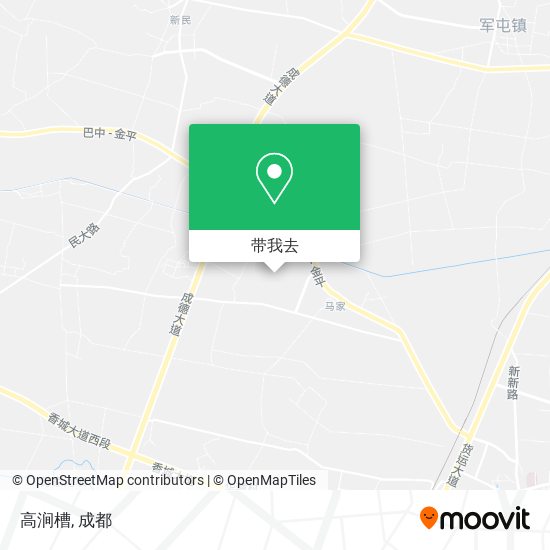 高涧槽地图