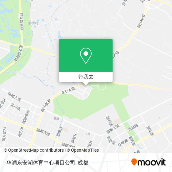 华润东安湖体育中心项目公司地图