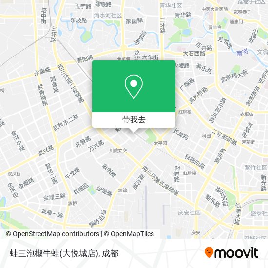 蛙三泡椒牛蛙(大悦城店)地图