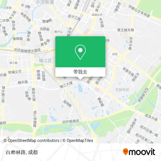 白桦林路地图