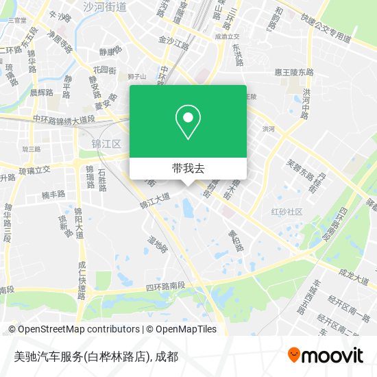 美驰汽车服务(白桦林路店)地图